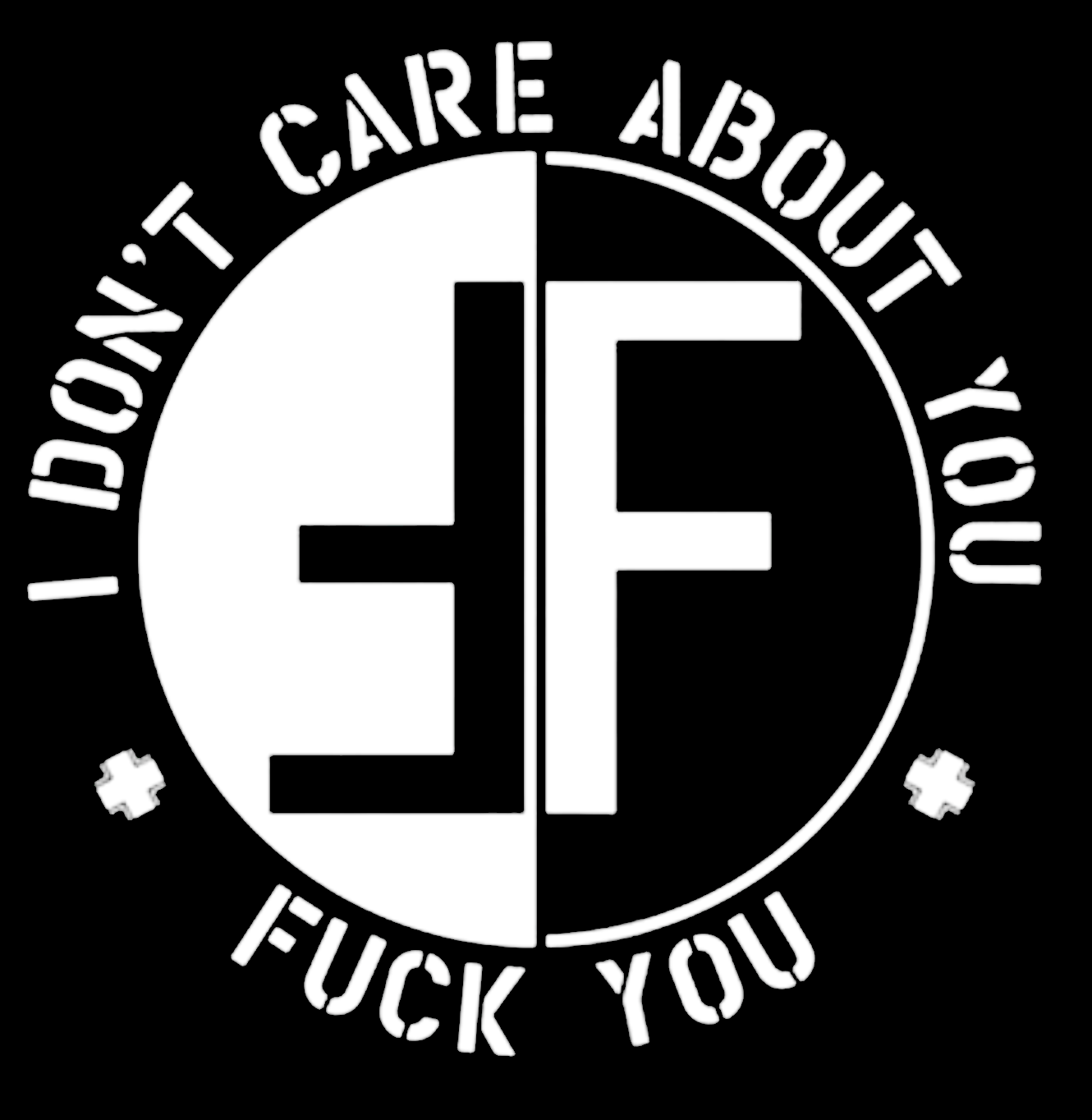 FEAR - I don't Care About You - Back Patch